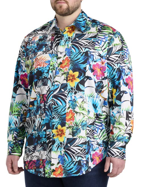 Robert Graham Dxl Big & Tall Tahiti Sport Shirt
