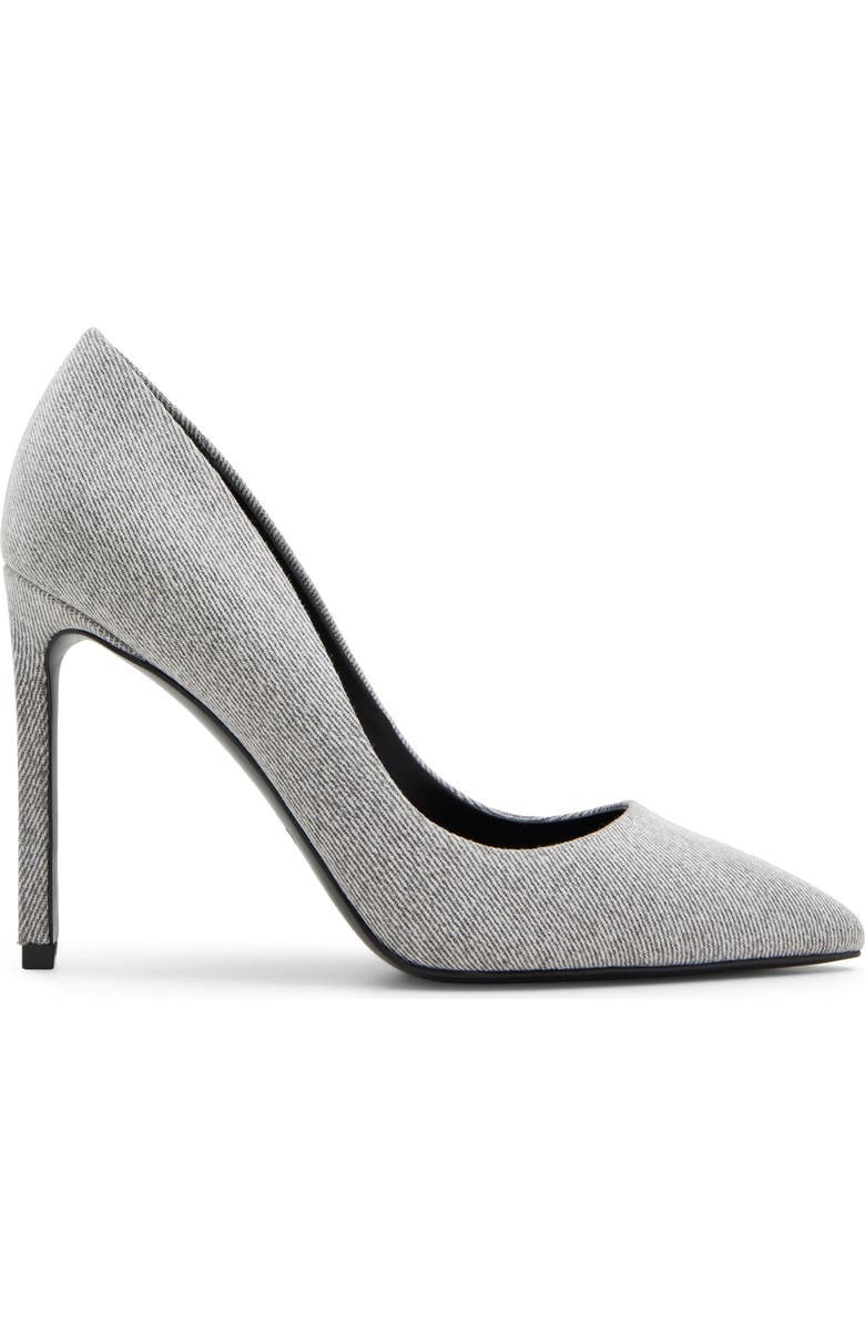 ALDO Lala Pointed Toe Pump, Alternate, color, Grey