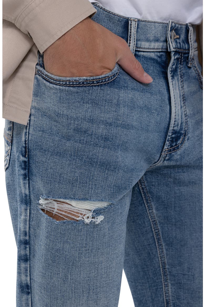 Zac Destructed Relaxed Straight Leg Jeans, Alternate, color, ROCKSTEDY