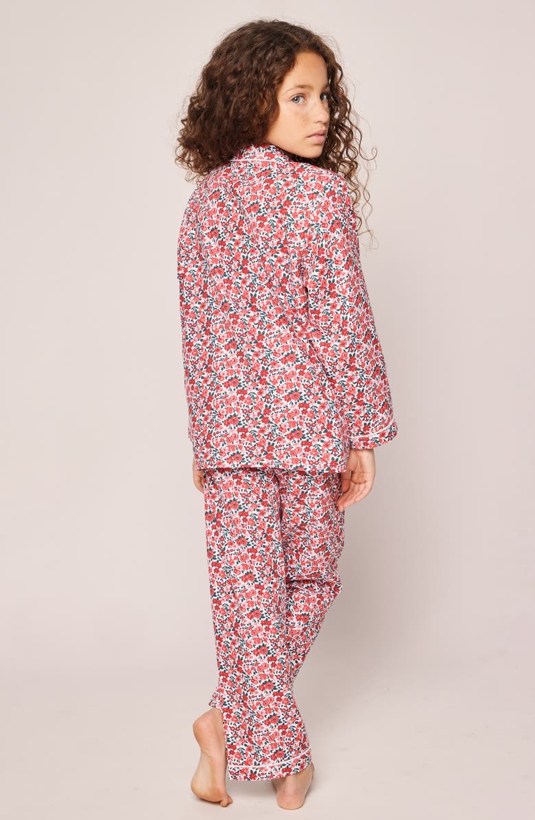 Petite Plume Kids' Fleus Des Bois Cotton Blend Pajamas, Alternate, color, 