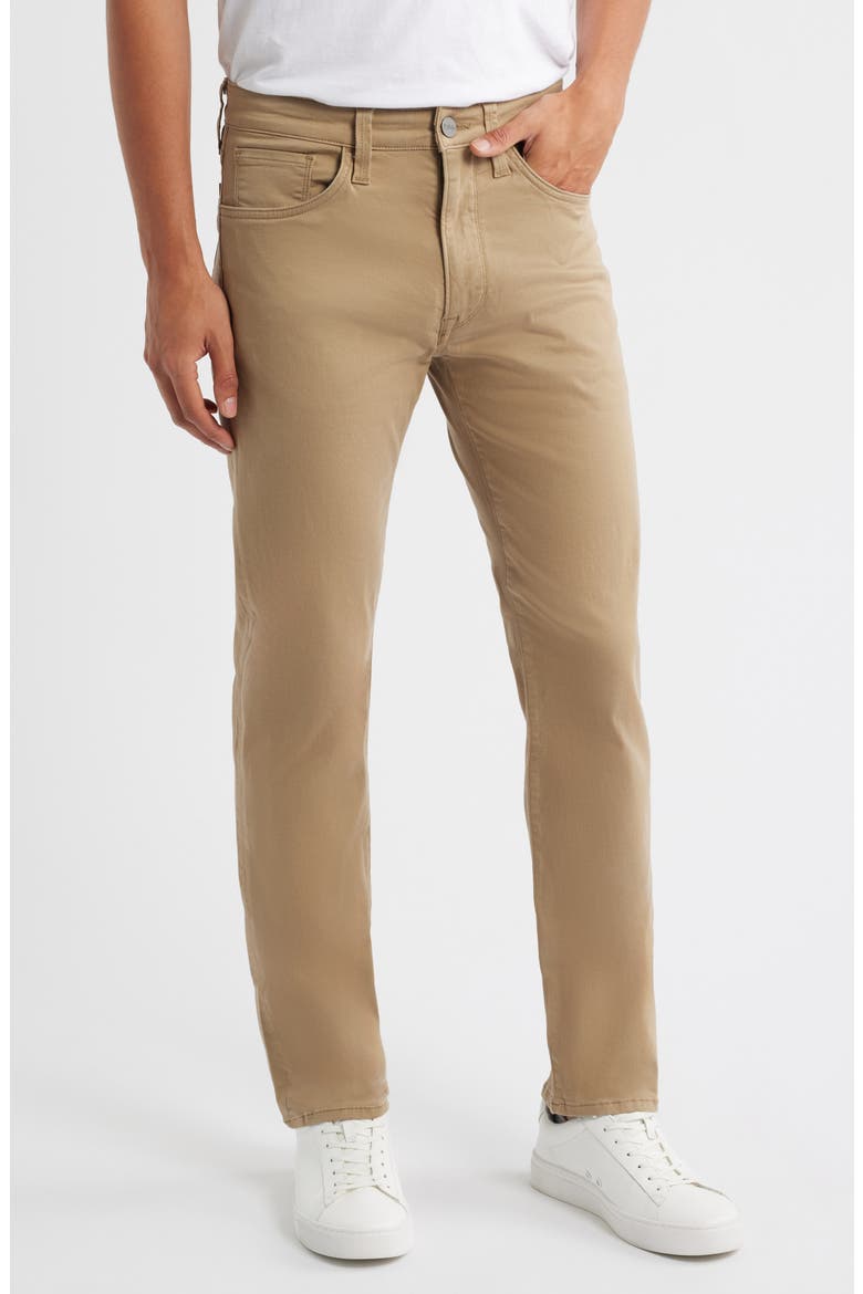 Courage Twill Straight Leg Pants, Main, color, CASHEW TWILL