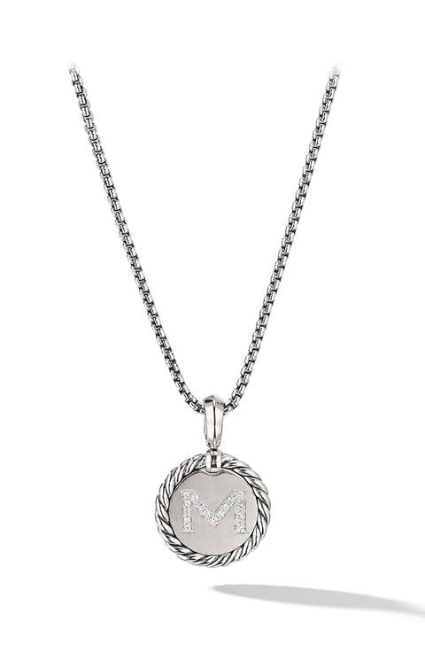 Diamond Initial Pendant