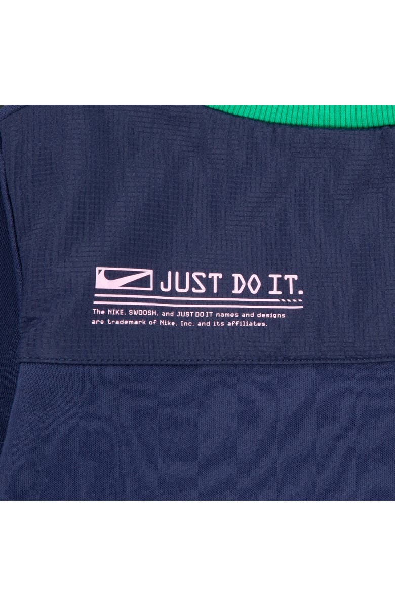 Nike Kids' Graphic Logo Pullover Sweater, Alternate, color, Midnight Navy