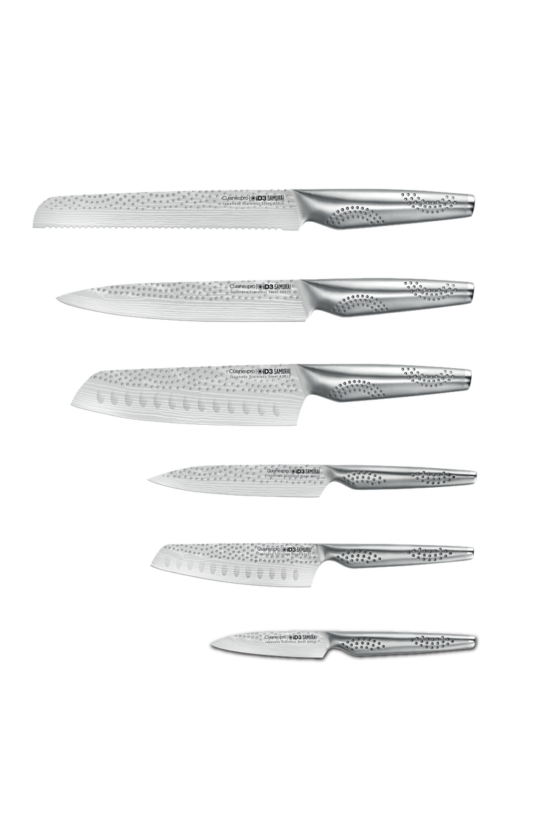 Cuisine::pro<sup>®</sup> iD3<sup>®</sup> SAMURAI<sup>®</sup> Gozen 7-Piece Knife Block, Alternate, color, Silver
