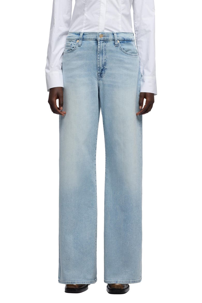 Lotta Tailorless Wide Leg Jeans, Main, color, FROZEN