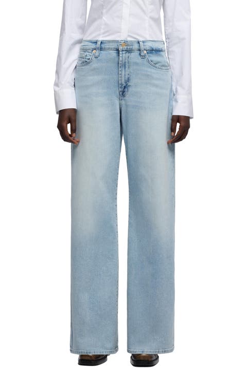Lotta Tailorless Wide Leg Jeans (Frozen)