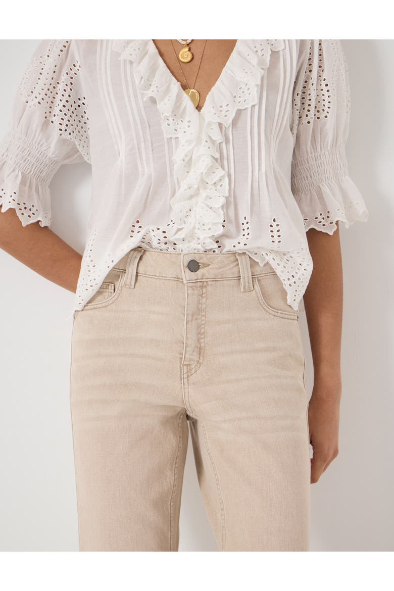Ela Bootcut Jeans, Alternate, color, Brown Rice