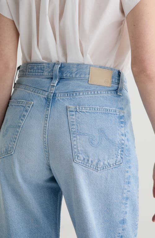 Ag Hattie High Waist Barrel Jeans In Blue