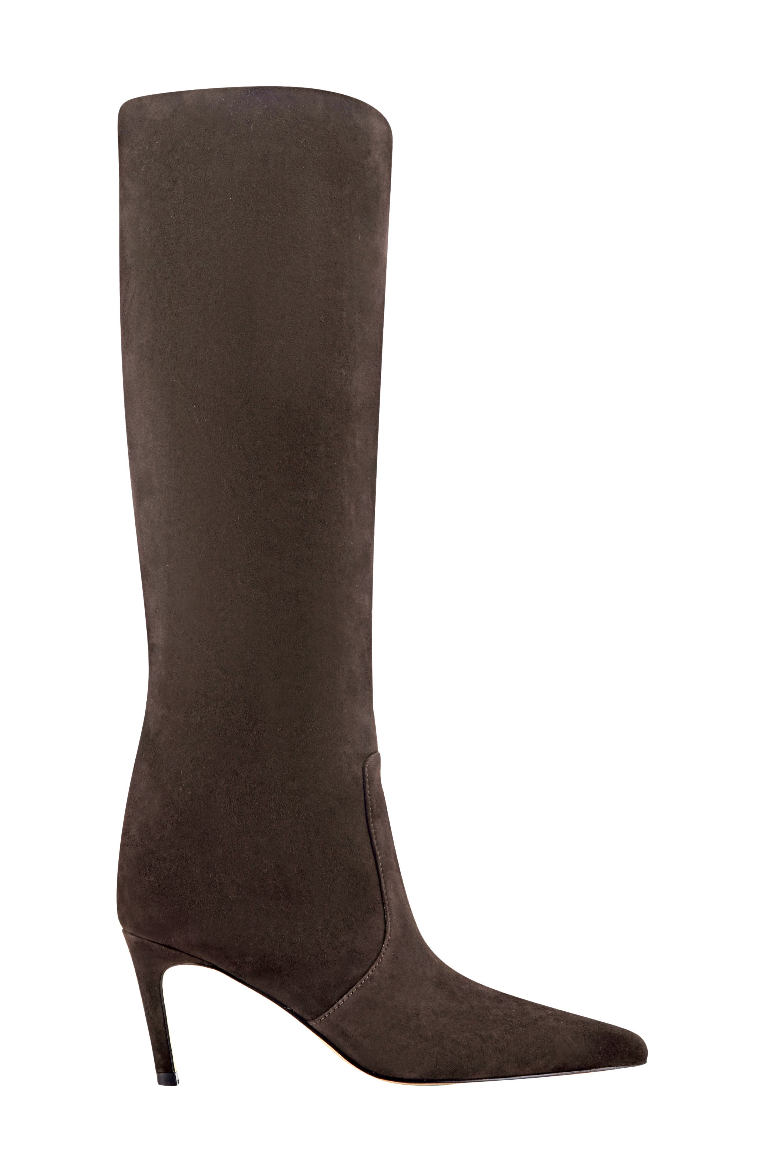 Callena Pointed Toe Boot, Alternate, color, DARK BROWN