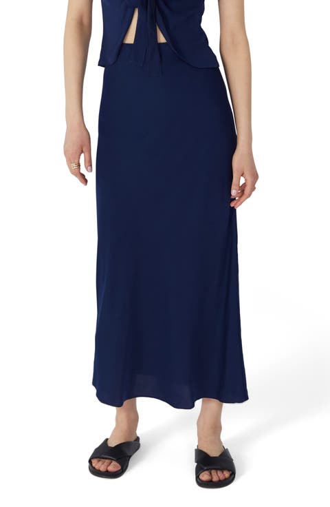 The Gwen Satin Maxi Skirt