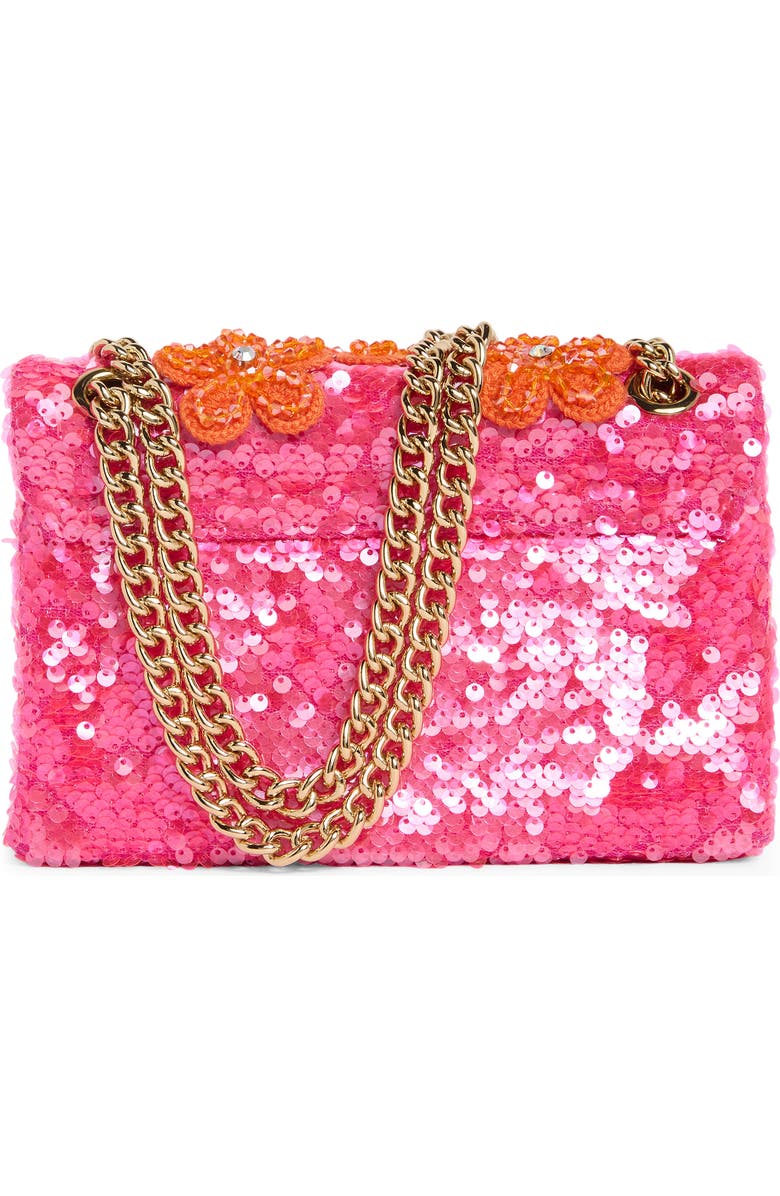 Kurt Geiger London Mini Brixton Sequin Crossbody Bag, Alternate, color, Open Pink