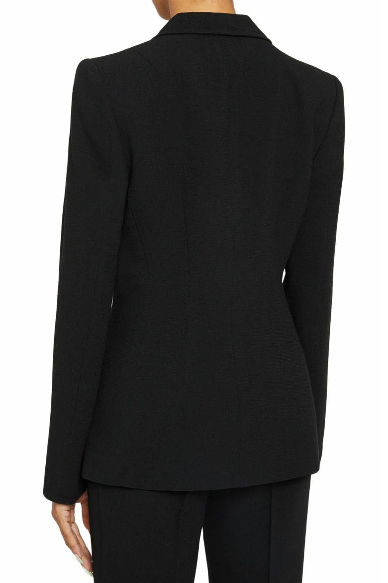 VERISA Jacket in Luxury Wool Crepe, Alternate, color, BLACK