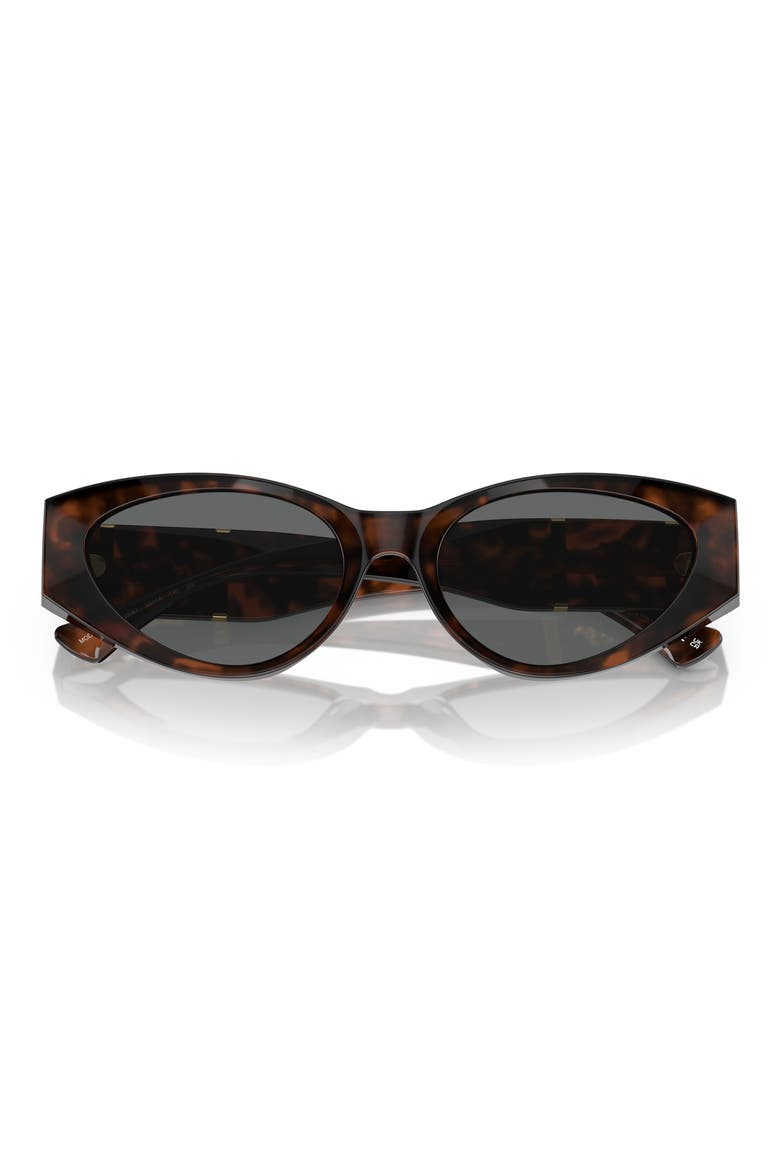 55mm Cat Eye Sunglasses, Alternate, color, HAVANA