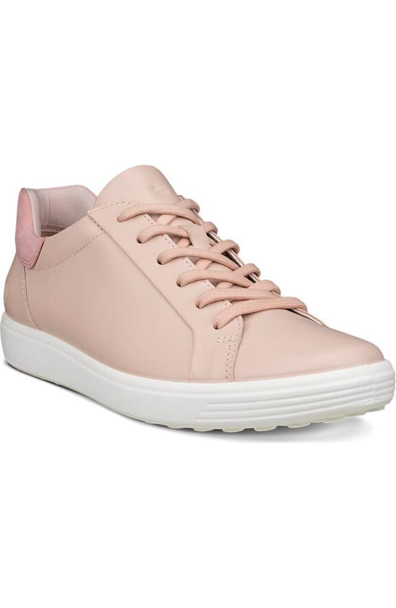 ECCO Soft 7 Sneaker, Main, color, Rose Dust/ Old Rose