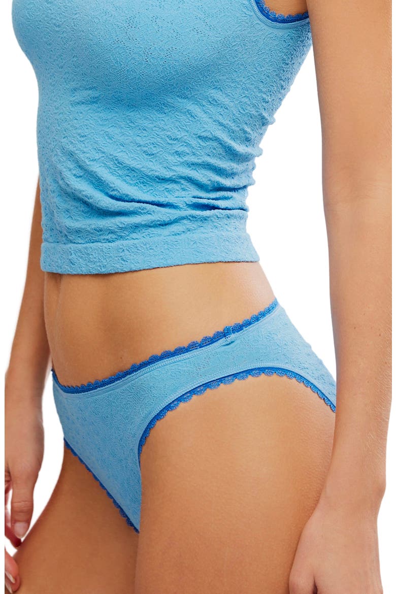 Intimately FP Sweet Point Seamless Bikini, Alternate, color, LAKE LIFE COMBO