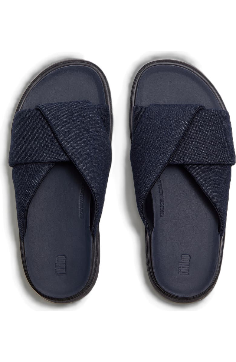 FitFlop Gen FF Folded Denim, Alternate, color, Dark Denim