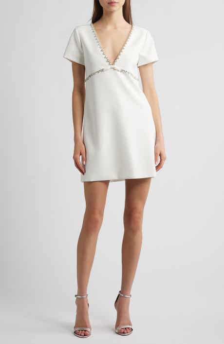 LIKELY Jessica Crystal Detail Cocktail Minidress