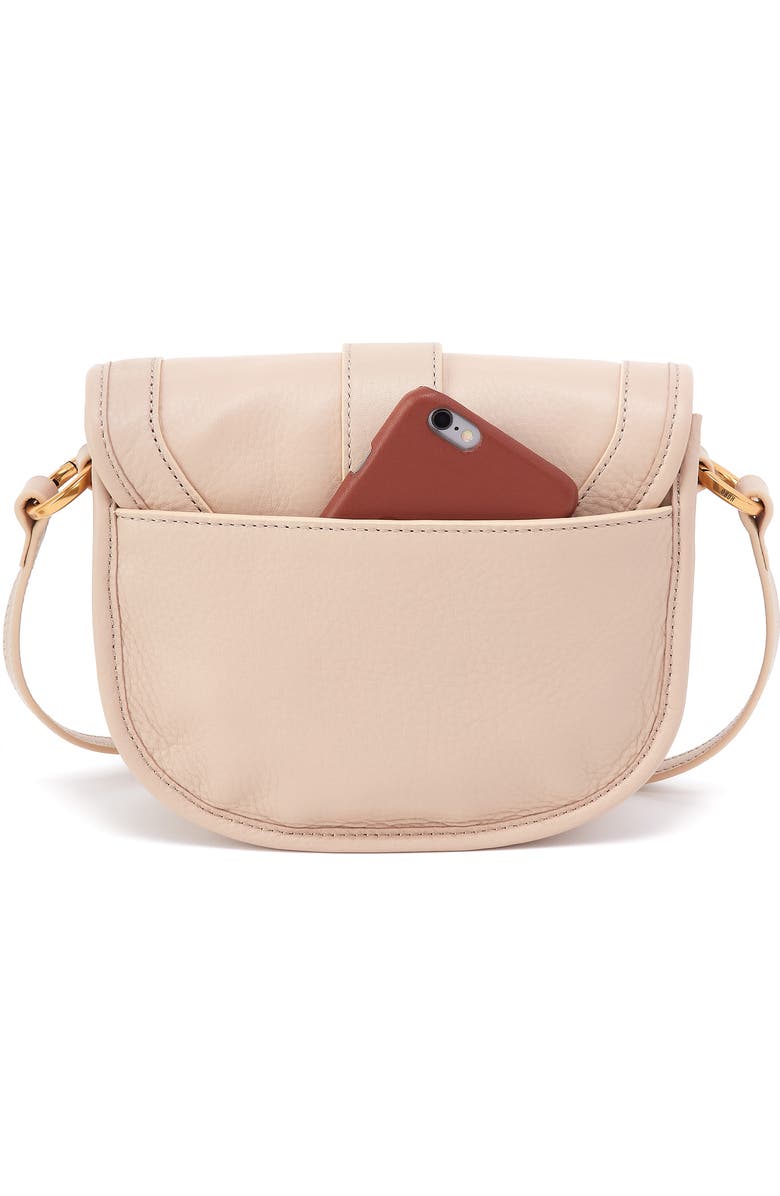 HOBO Small Kiva Leather Crossbody Bag, Alternate, color, Stonewash