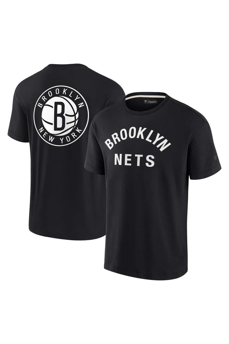 Unisex Fanatics Signature Black Brooklyn Nets Elements Super Soft Short Sleeve T-Shirt, Main, color, Black