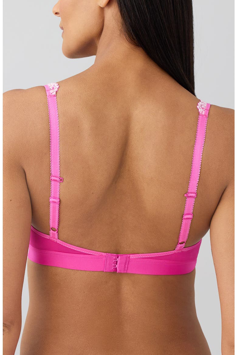 Embrace Lace® Wire Free Bralette, Alternate, color, WILD AZALEA/ CRADLE PINK