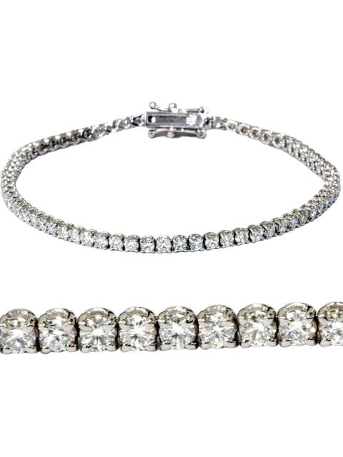 3 ct Diamond Tennis Bracelet 14k Gold 7" Lab Grown