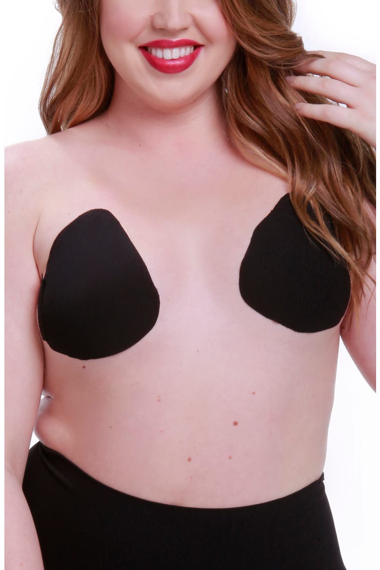 3-Pack Adhesive Bra, Main, color, LICORICE