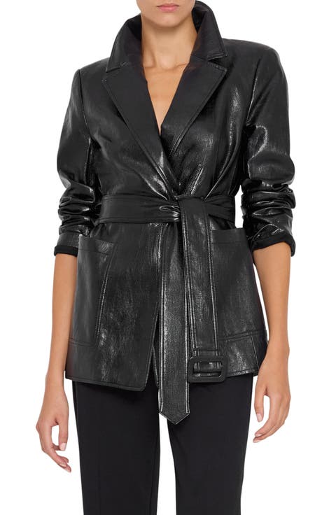 Colleen Faux Leather Jacket
