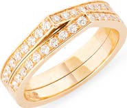 REPOSSI Antifer 2-Row Diamond Pavé Ring