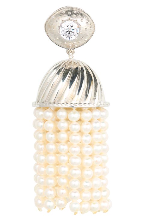 Giant Freshwater Pearl Drop Earring