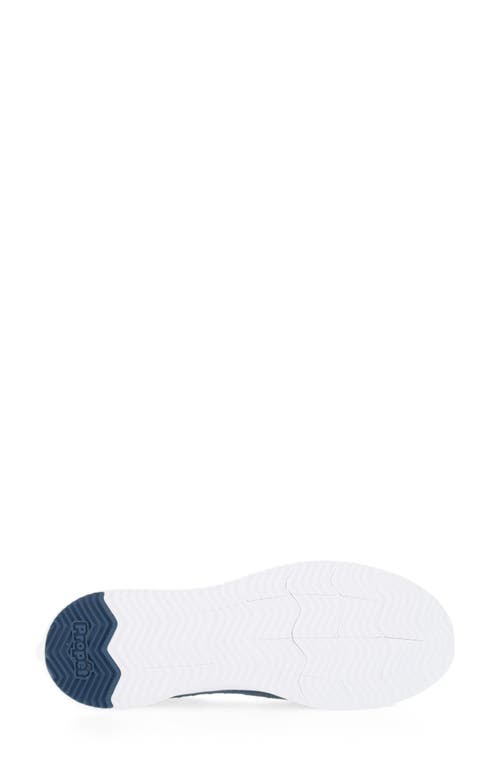 Propét Travel Fit Womens Comfort Slip-on Sneakers In Navy/grey