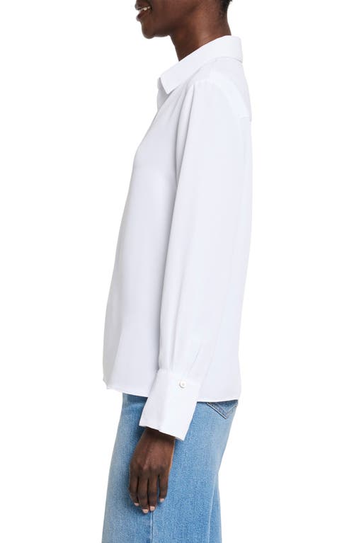 Shop Nic + Zoe Nic+zoe Easy Pullover Shirt In Paper White