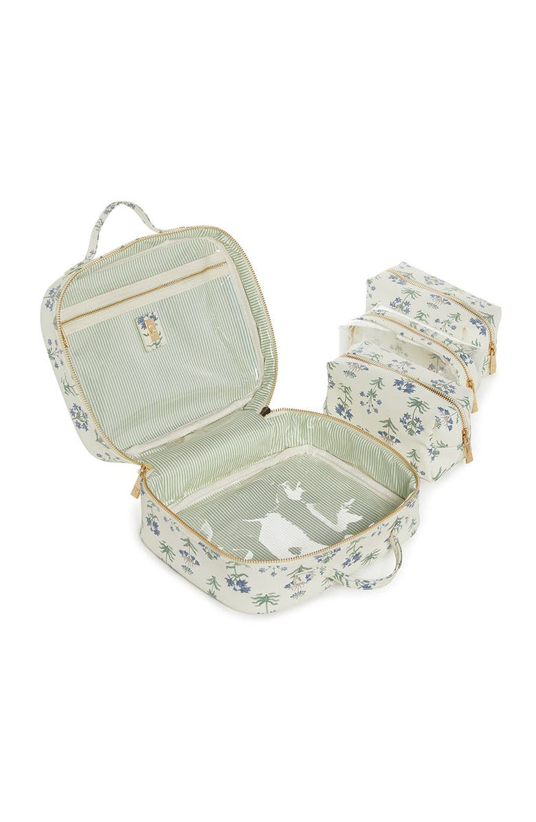 TRVL Design Provence Makeup Bag, Alternate, color, Ivory