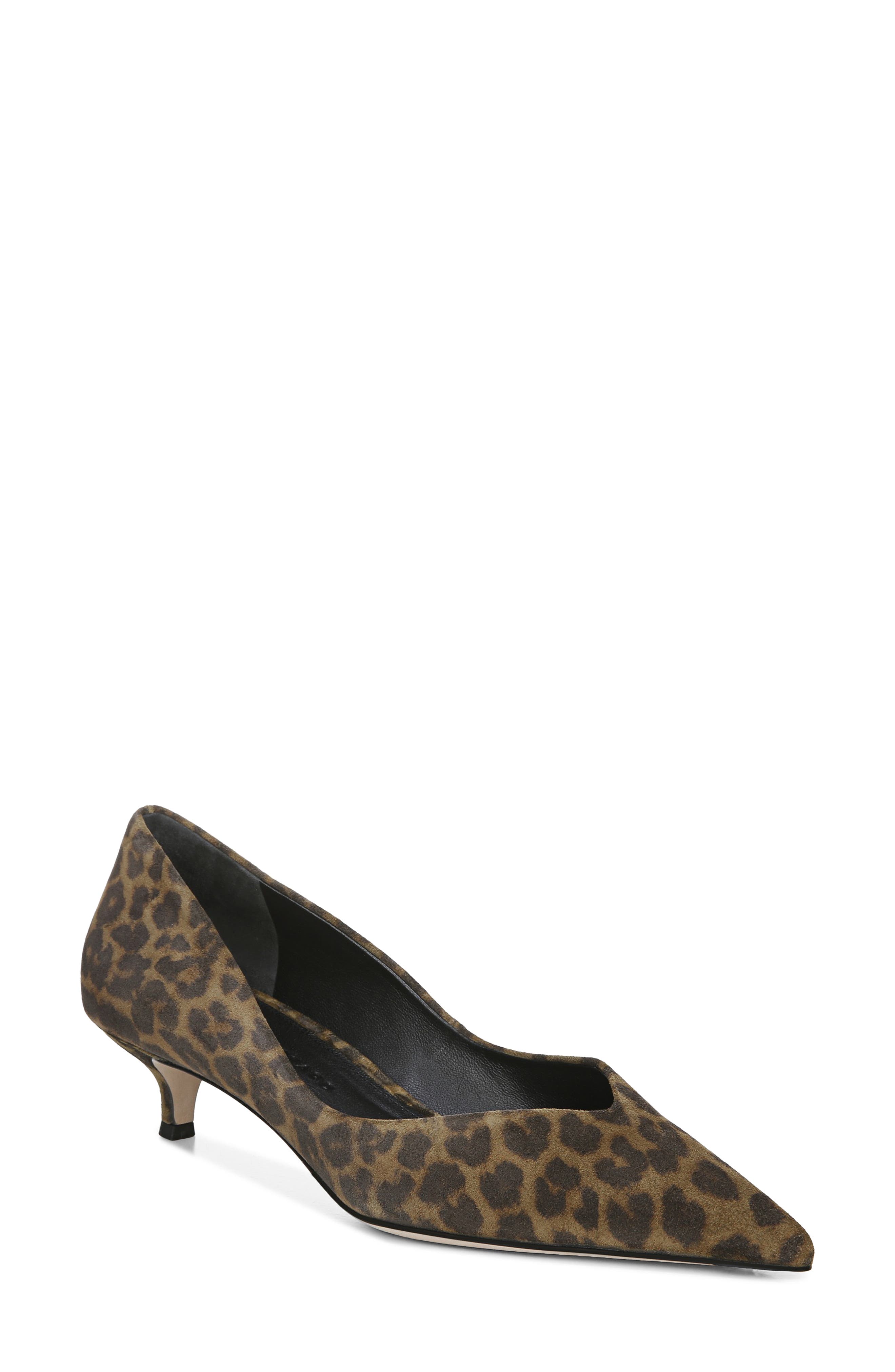 Fontaine Kitten Heel Pointed Toe Pump, Main, color, CAMEL