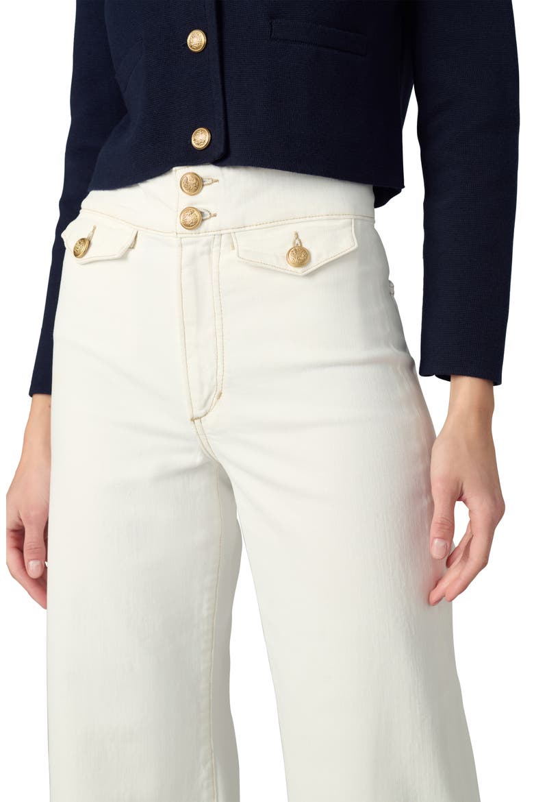 The Ellia Ankle Wide Leg Jeans, Alternate, color, MILK