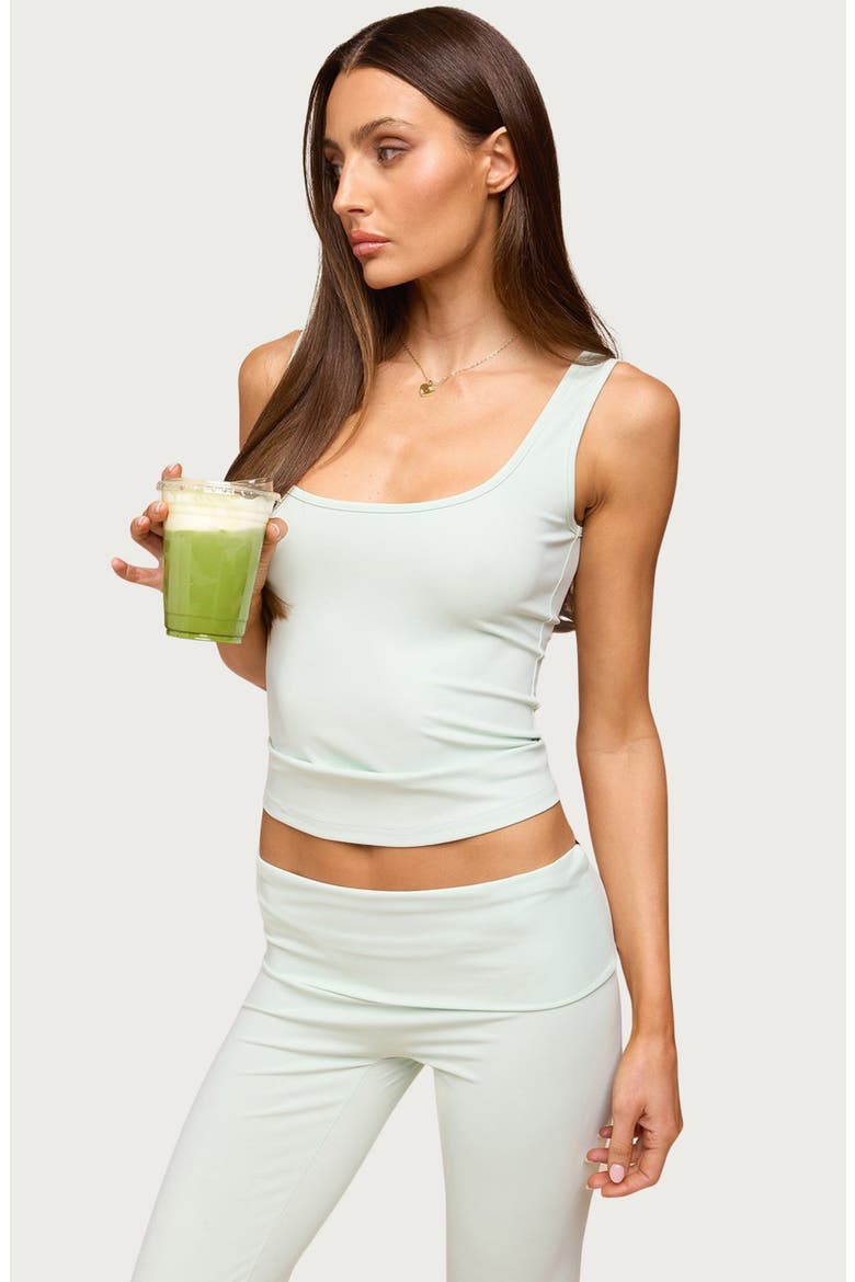 Kiarra Scoop Neck Tank, Alternate, color, MINT