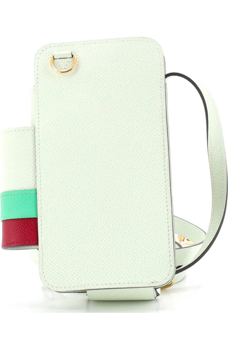 Pre-Owned Hermes Hermesway Phone Case Crossbody Bag Epsom, Alternate, color, Vert Fizz