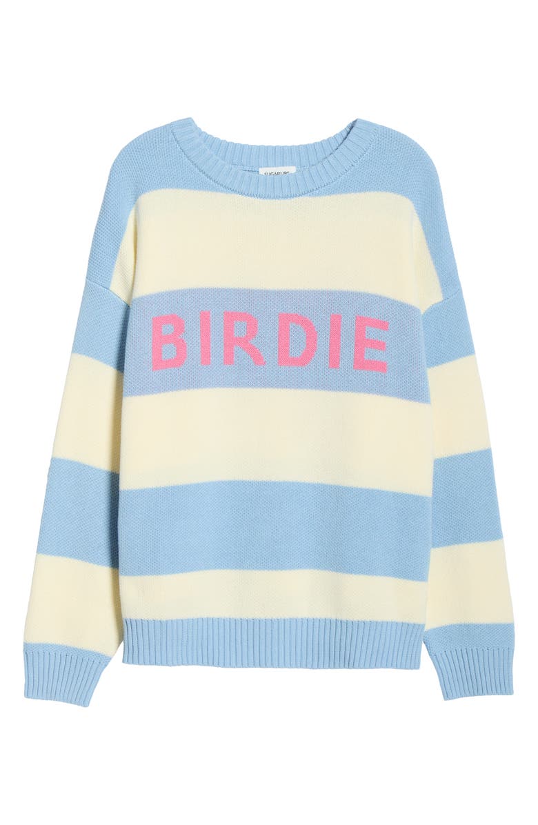 SUGARLIPS Golf Birdie Stripe Sweater, Alternate, color, 
