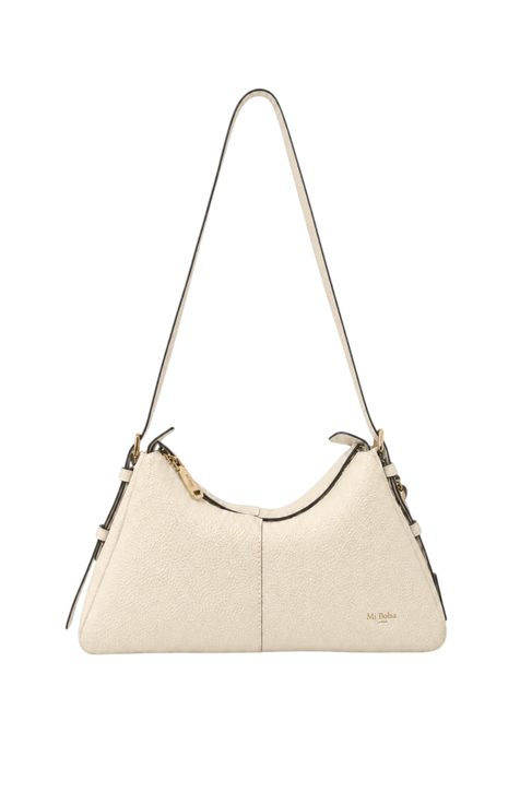 Madolyn Genuine Pebble Leather Shoulder Bag