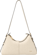 Mi Bolsa London Madolyn Genuine Pebble Leather Shoulder Bag