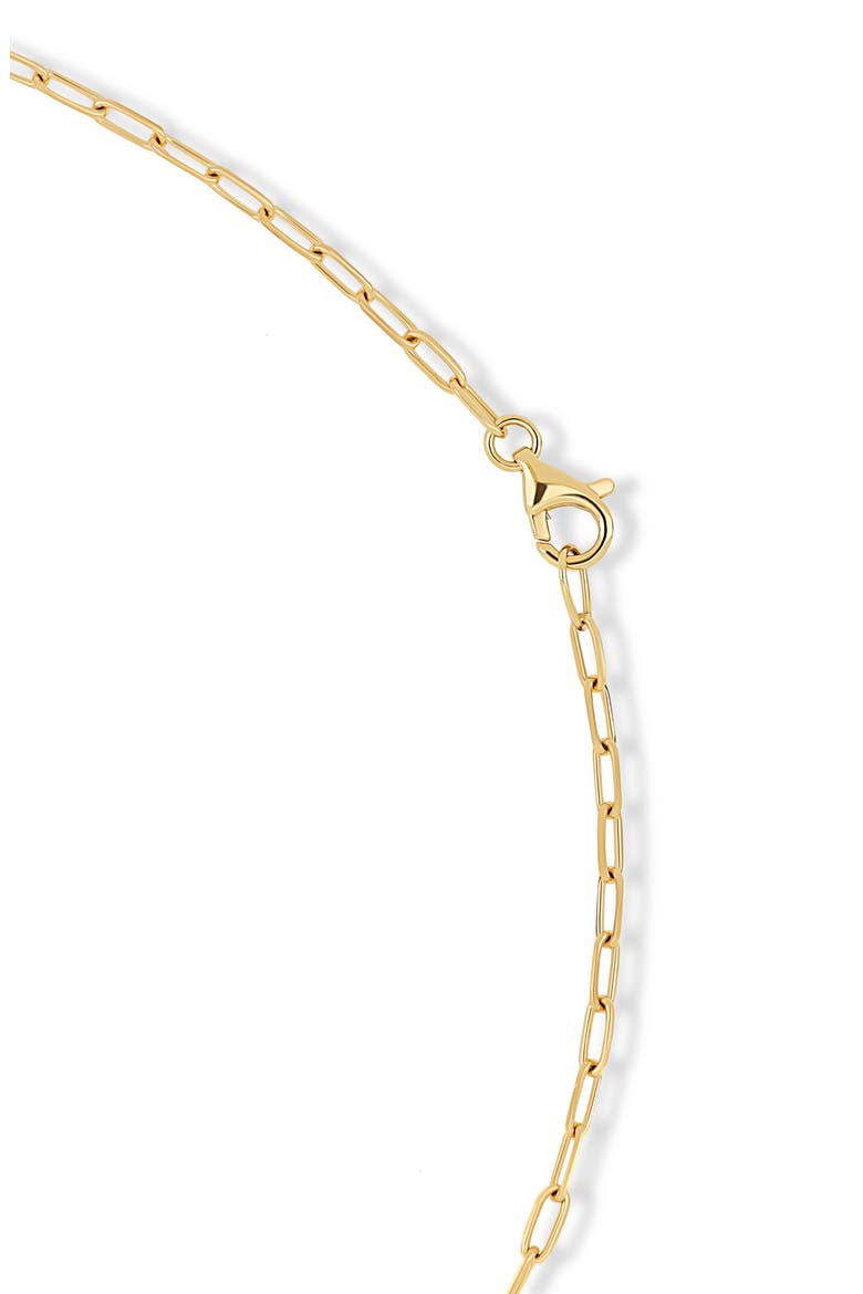 14K Gold Caged Open Circle Pendant Necklace, Alternate, color, 14K YELLOW GOLD