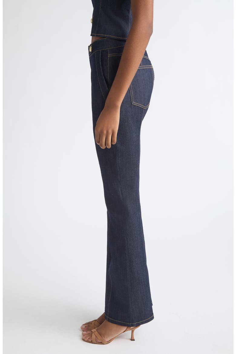 Abbot High Waist Bootcut Jeans, Alternate, color, INDIGO