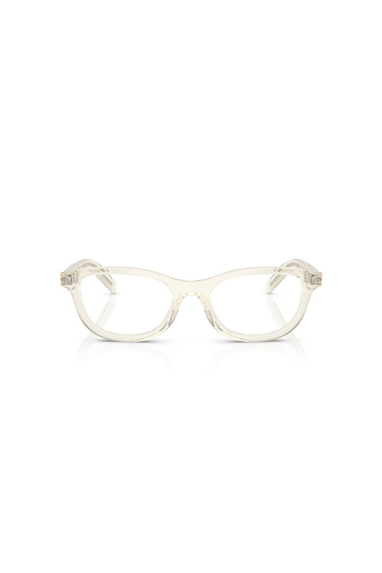 52mm Oval optical glasses, Alternate, color, Brown