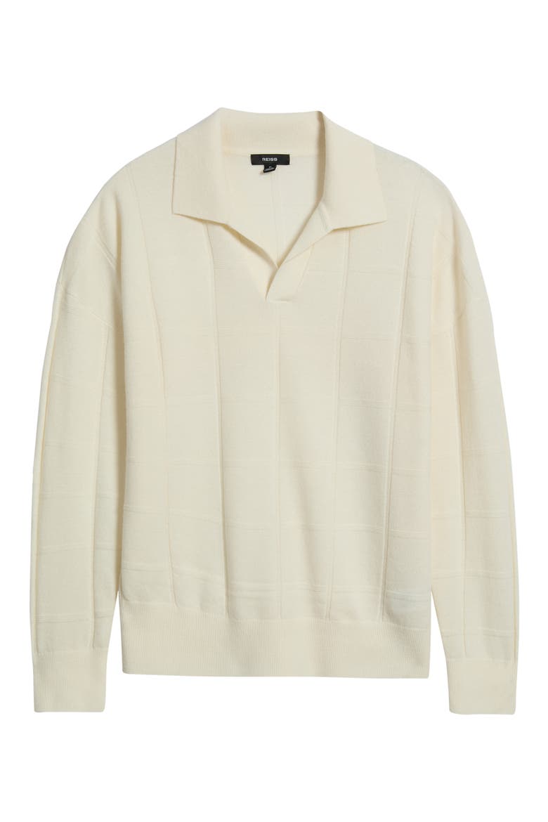 Compton Johnny Collar Sweater, Main, color, WHITE