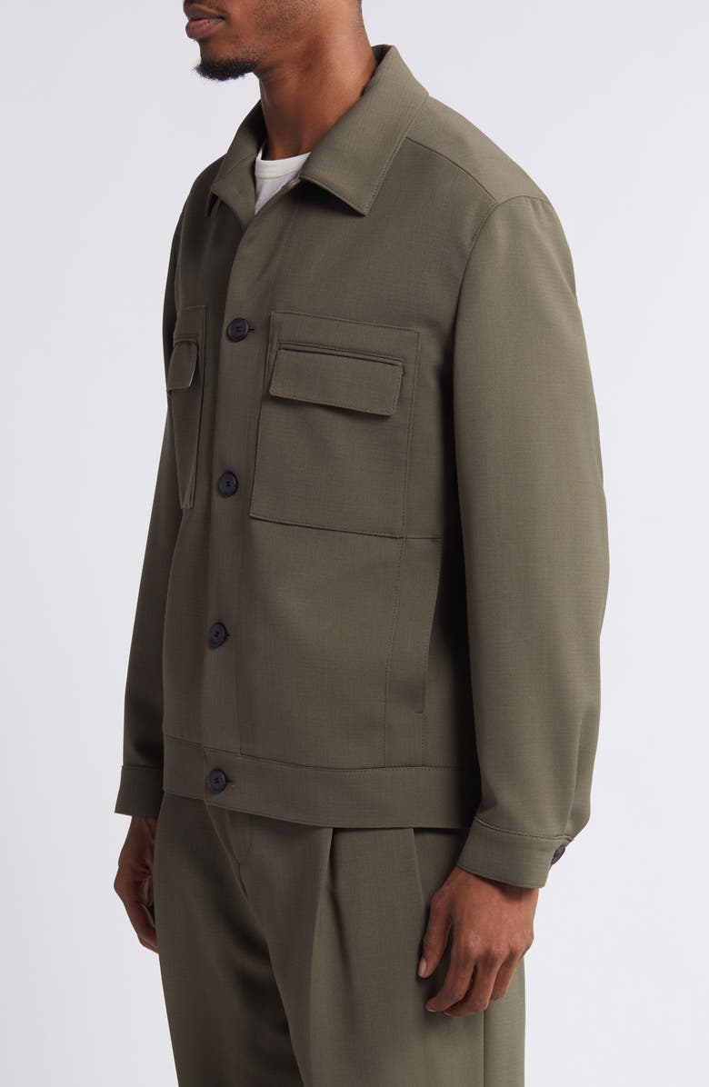 HUGO Julian Stretch Virgin Wool Blend Jacket, Alternate, color, 