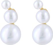 EFFY Freshwater Pearl Crawler Stud Earrings