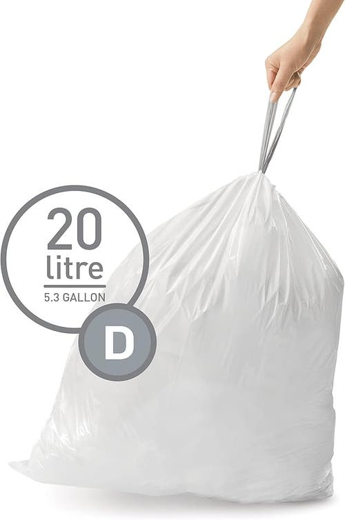Simplehuman Code D Custom Fit Liners With Quick Dispense Packs