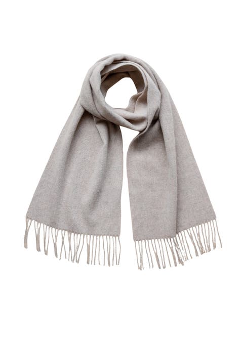 Lambswool Block Color Scarf