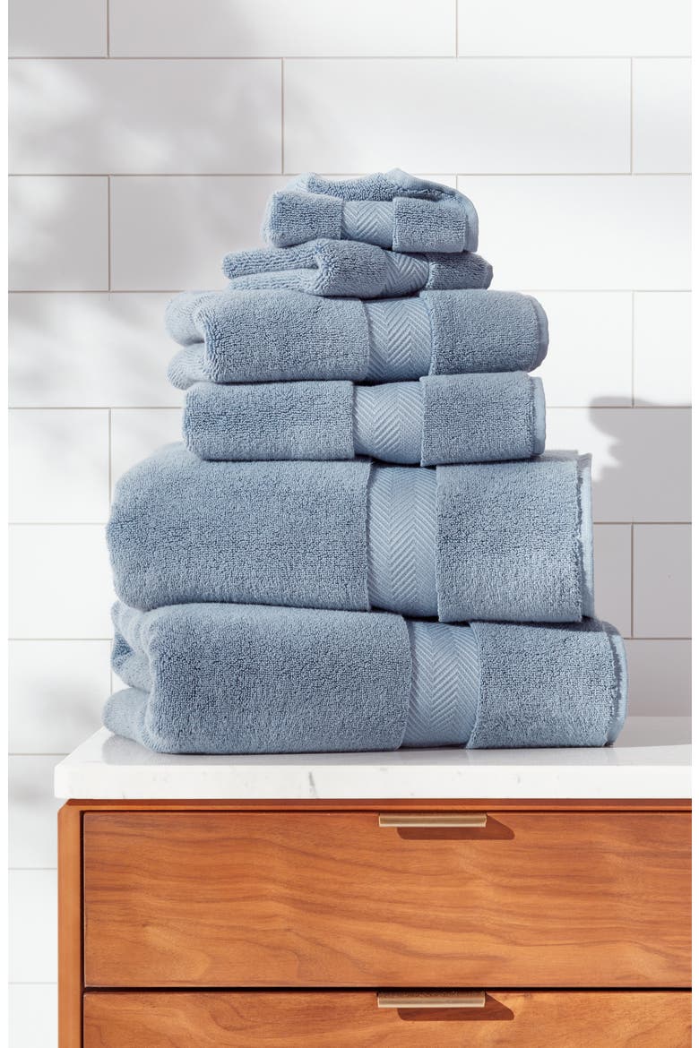 Organic Hydrocotton Washcloth, Alternate, color, BLUE CHIP