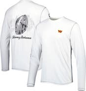 Tommy Bahama Men's Tommy Bahama White Washington Commanders Laces Out Billboard Long Sleeve T-Shirt