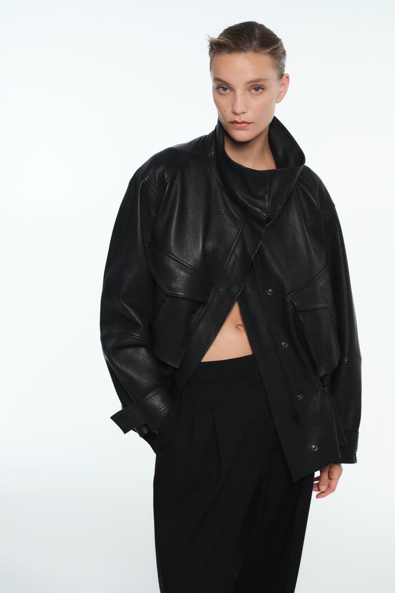 Dressy Barrel-leg Pants, Alternate, color, Black